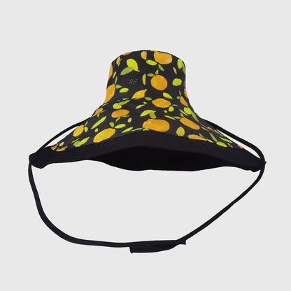Anna-Kaci Women's Reversible Wide - Brim Sun Hat with Fruit Pattern Lining