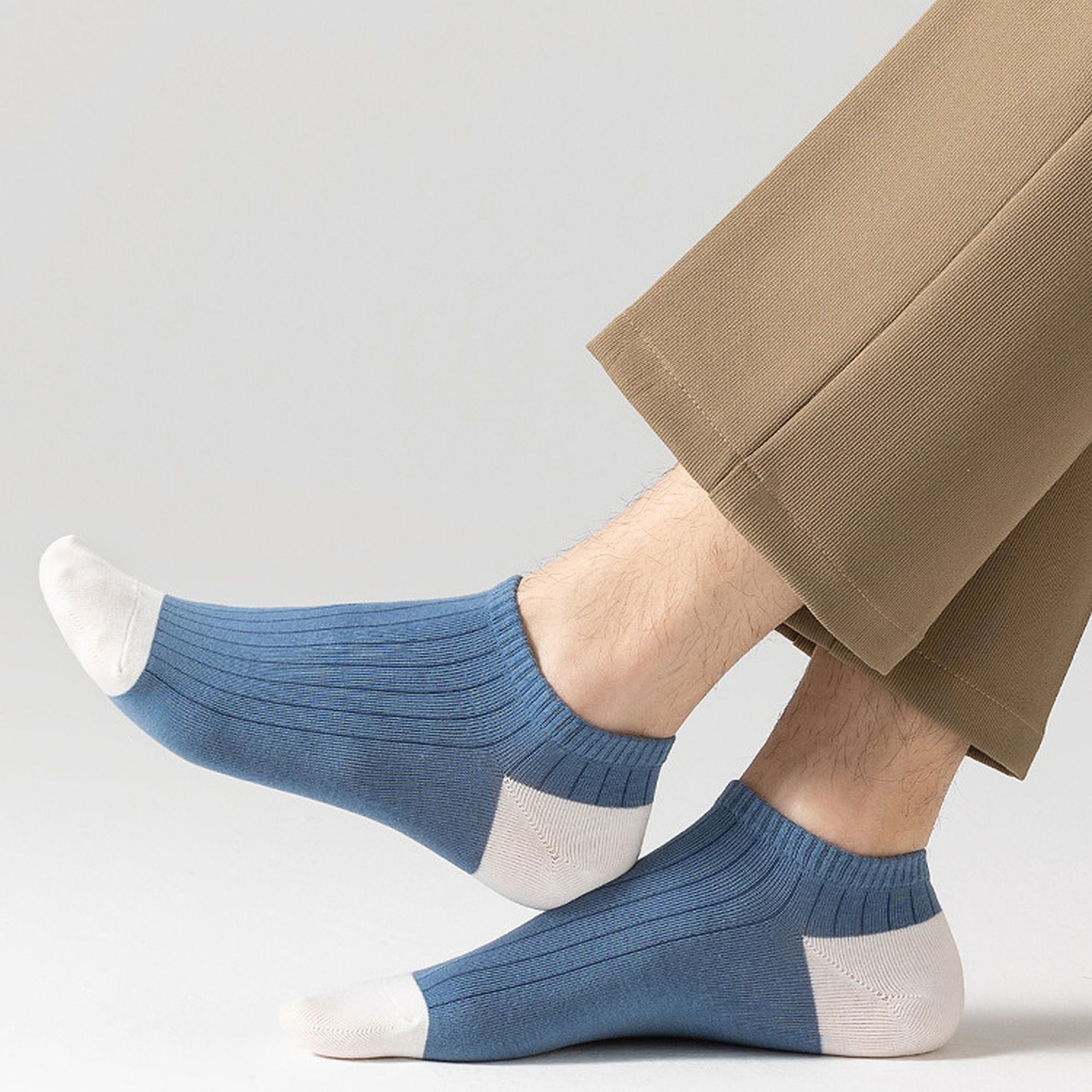 Anna-Kaci 6pk Men's Casual Cotton Low - Cut Ankle Socks