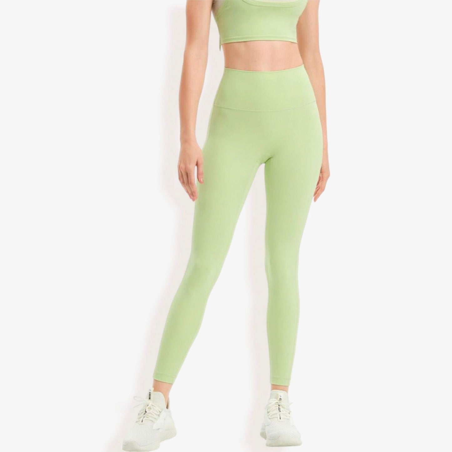 High Waist Seamless Full-Length Leggings with Stretchy Comfort Fit