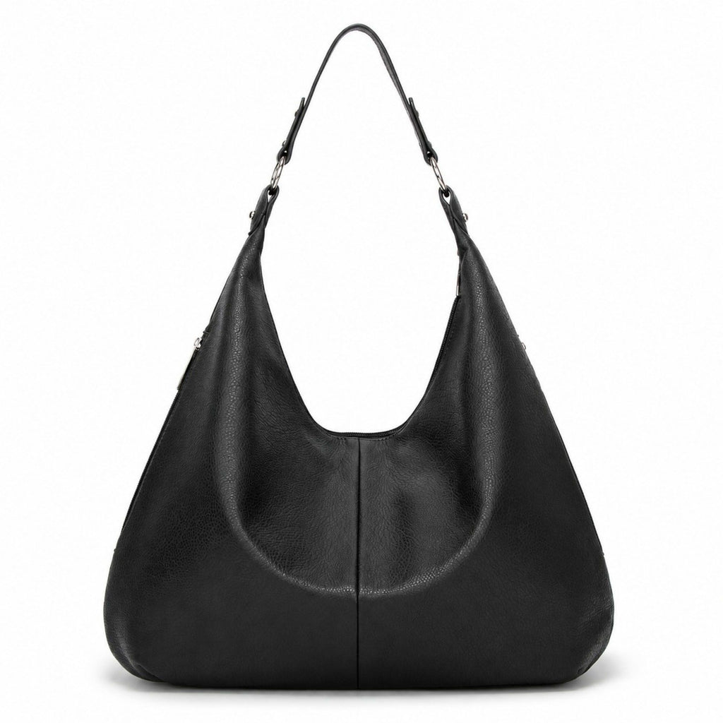 Oversized Slouchy Hobo Shoulder Bag with Adjustable Strap