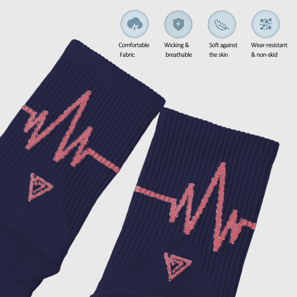 Anna-Kaci Women's 6pk Professional Athletic Socks - Ankle-Length Sports Socks with Elastic Cuff & Reinforced Design for Running & Gym