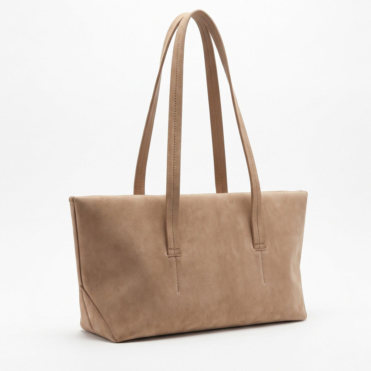 Large Shoulder Tote Bag with Foldover Flap and Interior Pockets