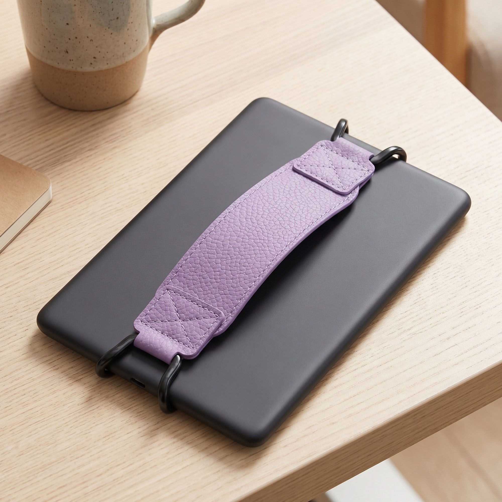 2 Pieces Universal Tablet Hand Strap Holder Adjustable Grip for iPad Kindle Secure Back Hand Strap