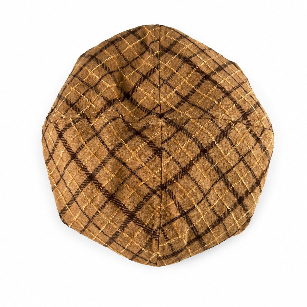Plaid Beret Hat Vintage Painter Cap Soft Structured Fall Winter Style