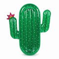 Cactus Shaped Inflatable Pool Float Lounge Raft with Wide Body Design Durable PVC Float for Pool Beach Lake 70.8x57in