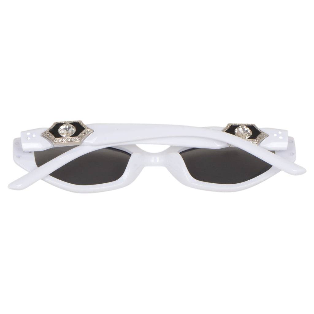Anna-Kaci Women's Retro Jewelry Collection Fashionable Versatile Sunglasses UV400 Protection