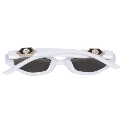 Anna-Kaci Women's Retro Jewelry Collection Fashionable Versatile Sunglasses UV400 Protection