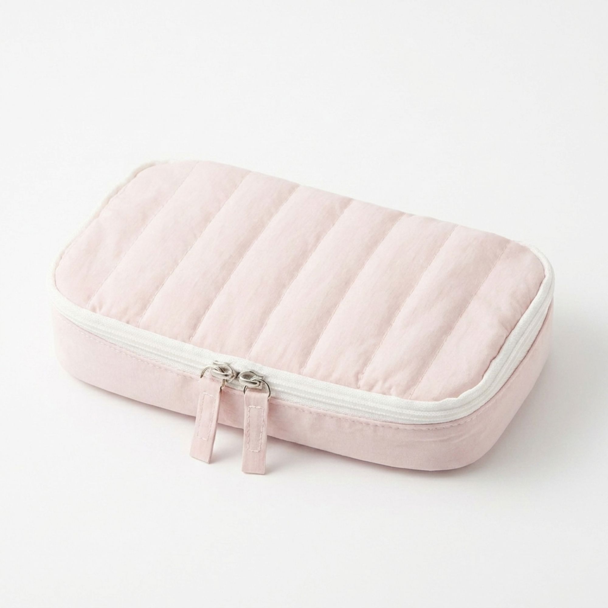 Estuche de gran capacidad para lápices, organizador de papelería, estuche con bolsillo de malla y doble cremallera