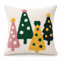 Holiday Tufted Throw Pillow Cover for Couch Sofa or Bed