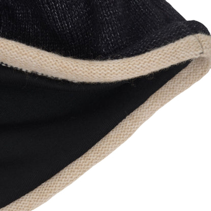 Alilang Comfy Warm Winter Knit Slouchy Beanie Hat Double Color Roll Up Edge Ski Cap for Women Men