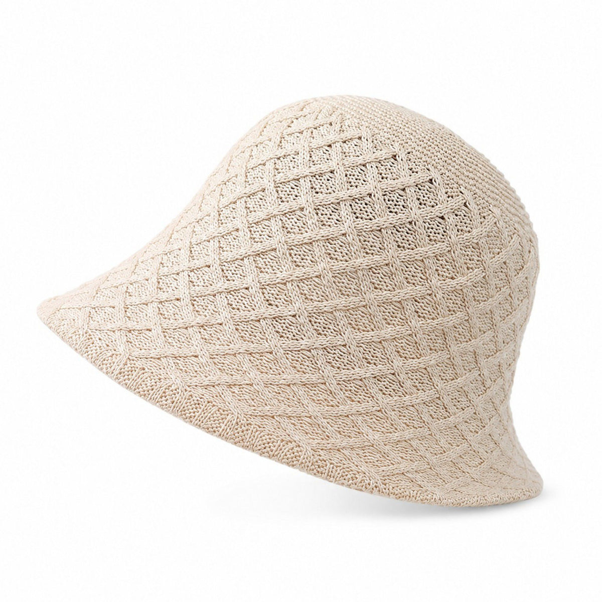 Summer Bucket Hat Lightweight Woven Straw Sun Hat for Beach and Vacation