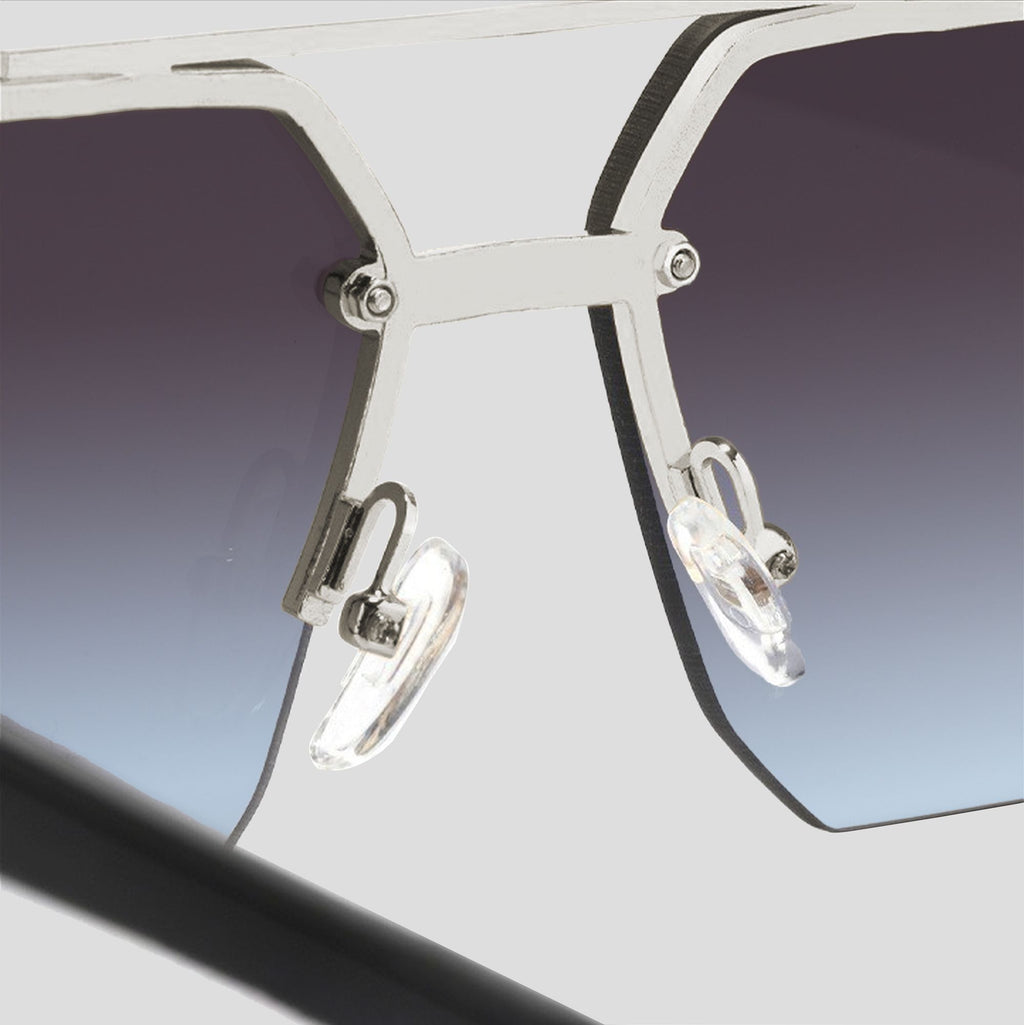 Anna-Kaci Women's Chic Trimmed Octagon Polarized Sunglasses UV400 Protection