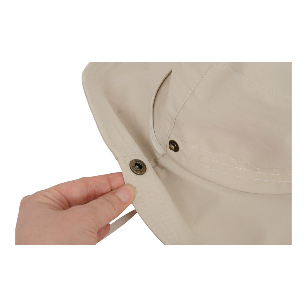 Anna-Kaci Foldable Wide Brim Bucket Hat with Chin Strap for Sun Protection and Outdoor Hiking Travel Beach Adventures