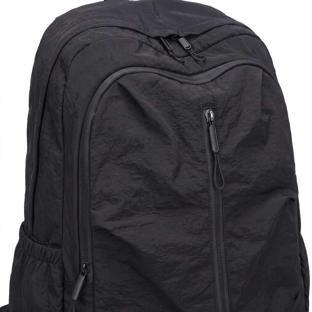 Lightweight Travel Backpack with Large Front Zip Compartment Side Pockets and Padded Shoulder Straps