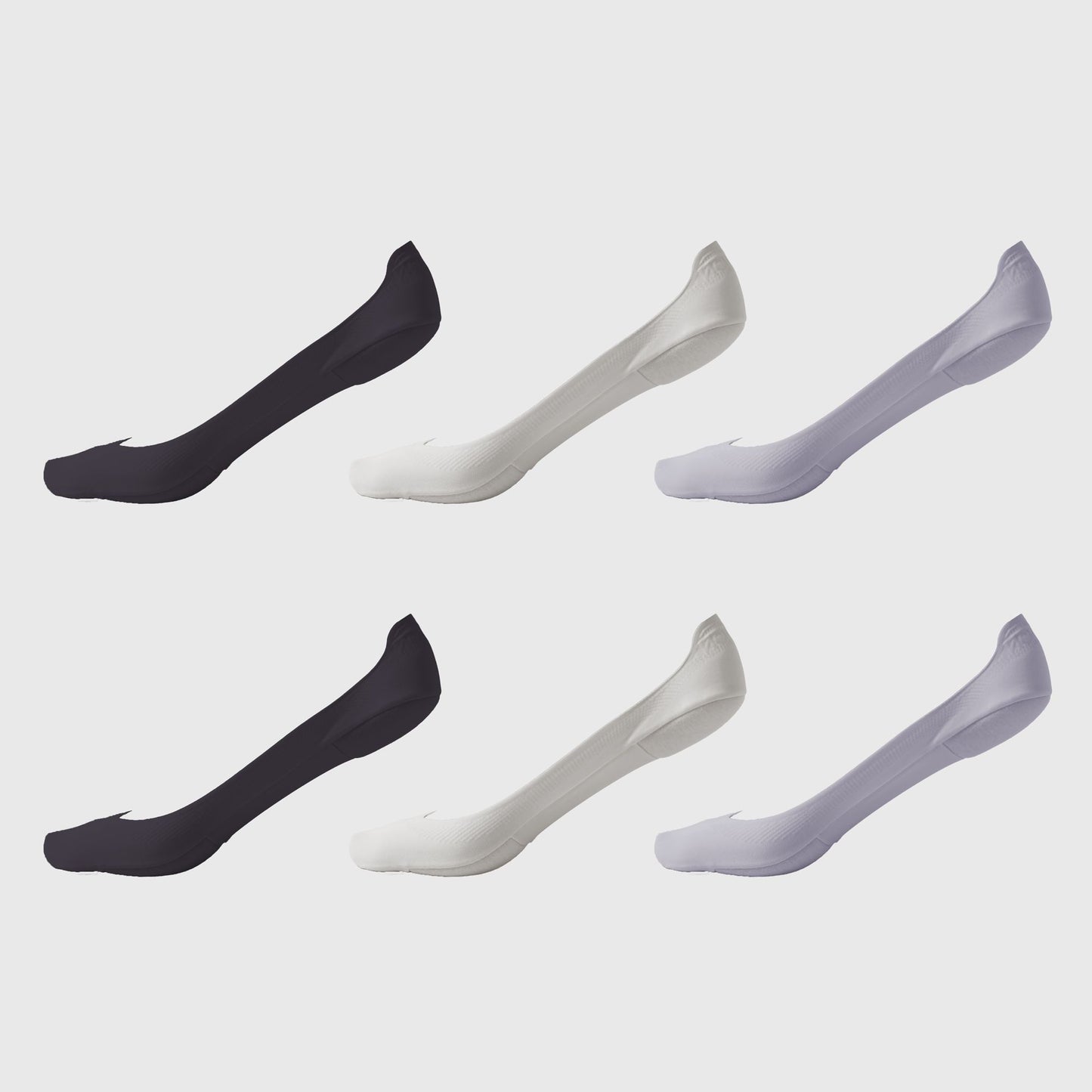 Anna-Kaci Women's Non-slip No Show Socks Soft Solid Bottom for Casual 6Pk