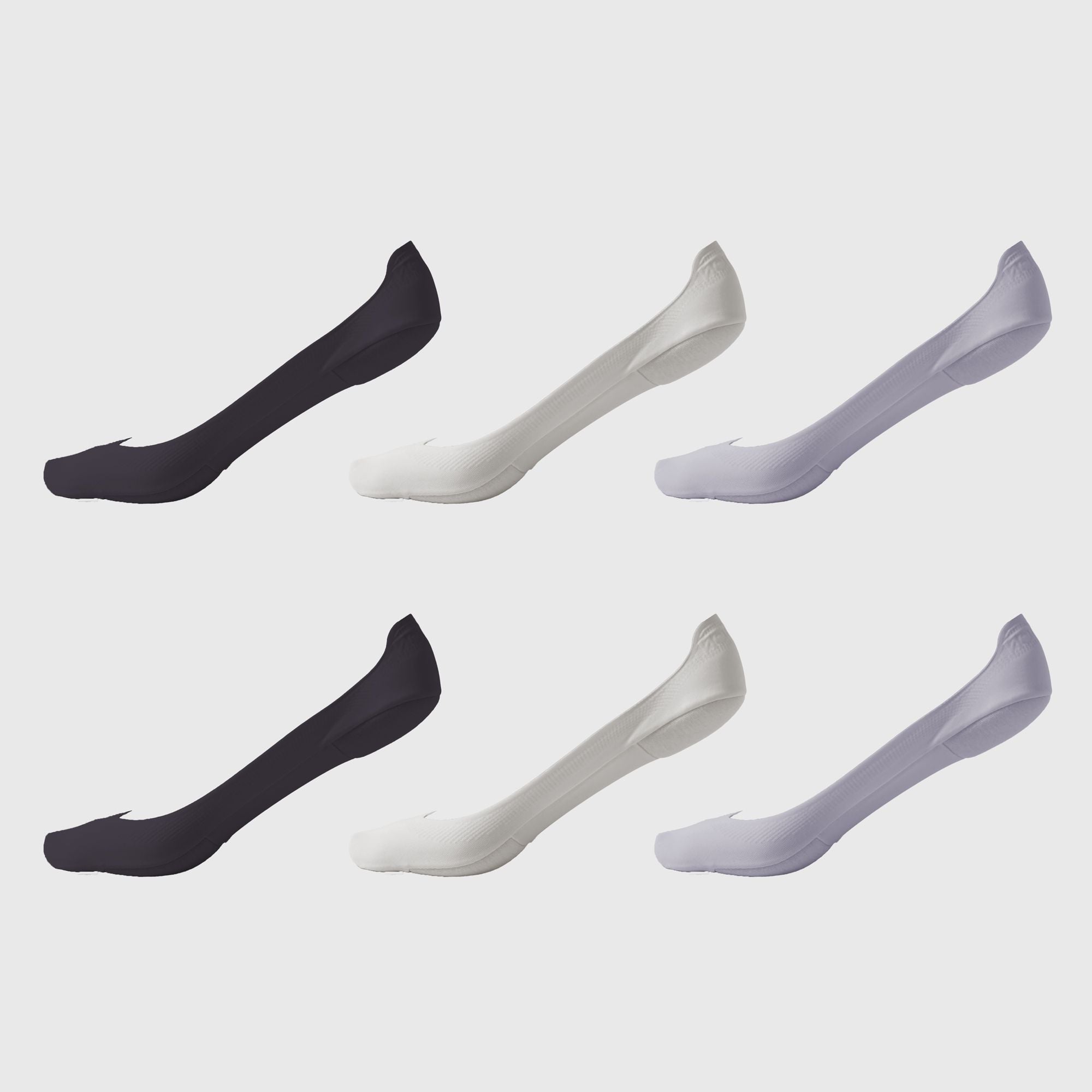 Anna-Kaci Women's Non-slip No Show Socks Soft Solid Bottom for Casual 6Pk
