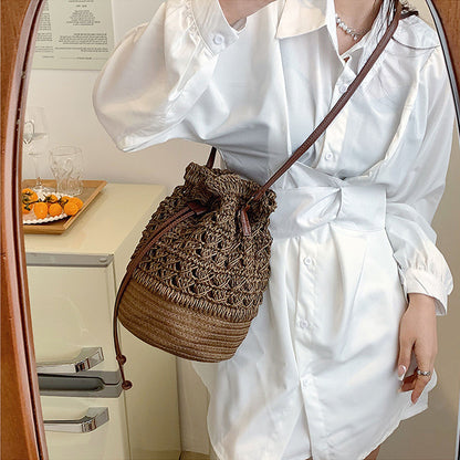 Anna-Kaci Women's Bohemian - Style Crochet Shoulder Bag