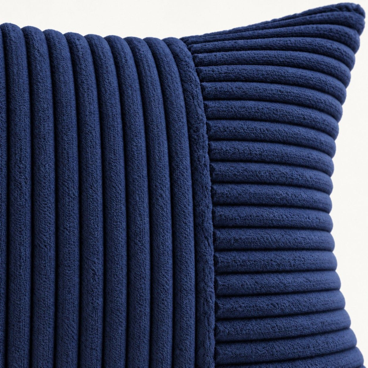 2 Pack Soft Corduroy Throw Pillow Covers 18 x 18 Inch and 12 x 20 Inch