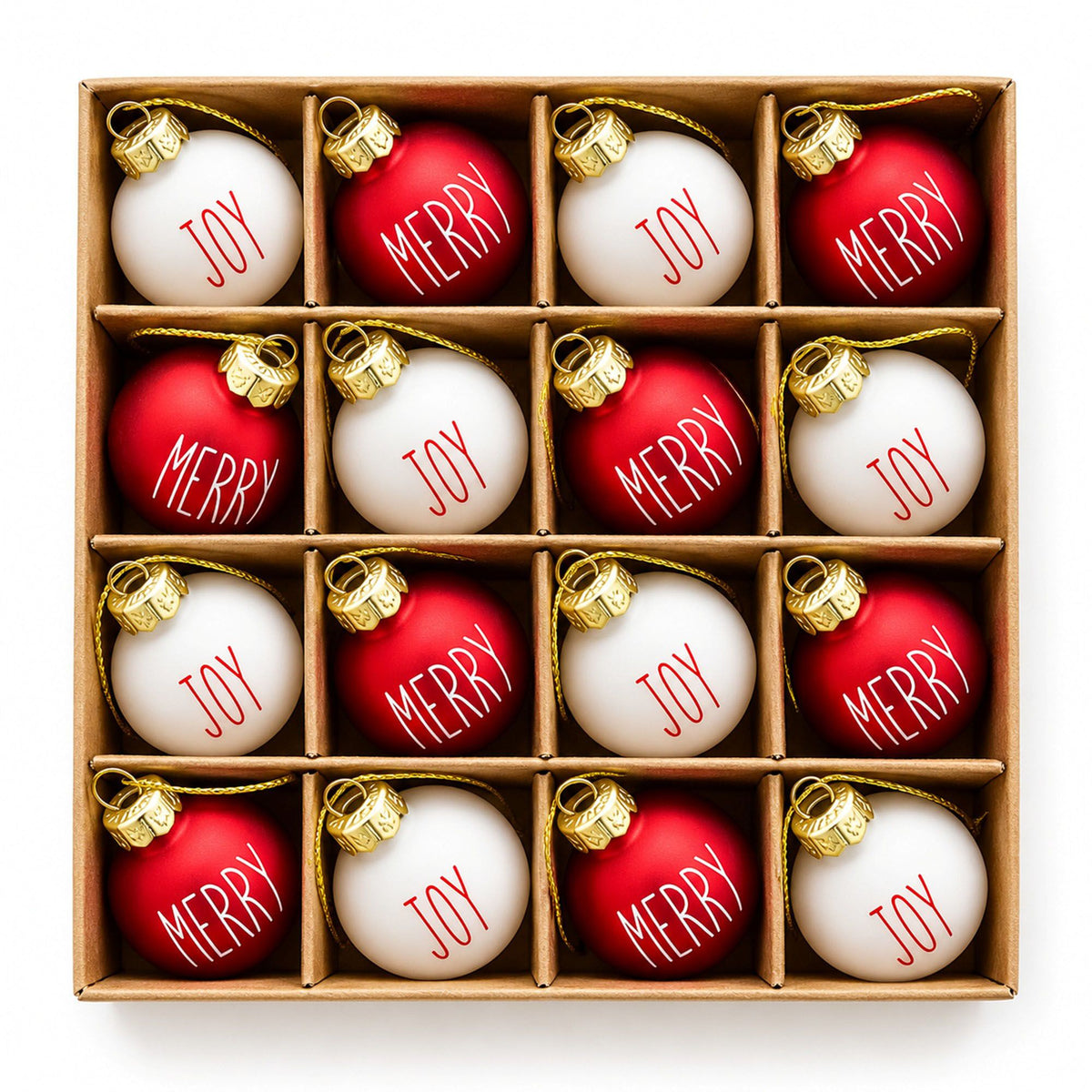 17 Piece Mini Christmas Ball Ornaments and Tree Topper Set Gift