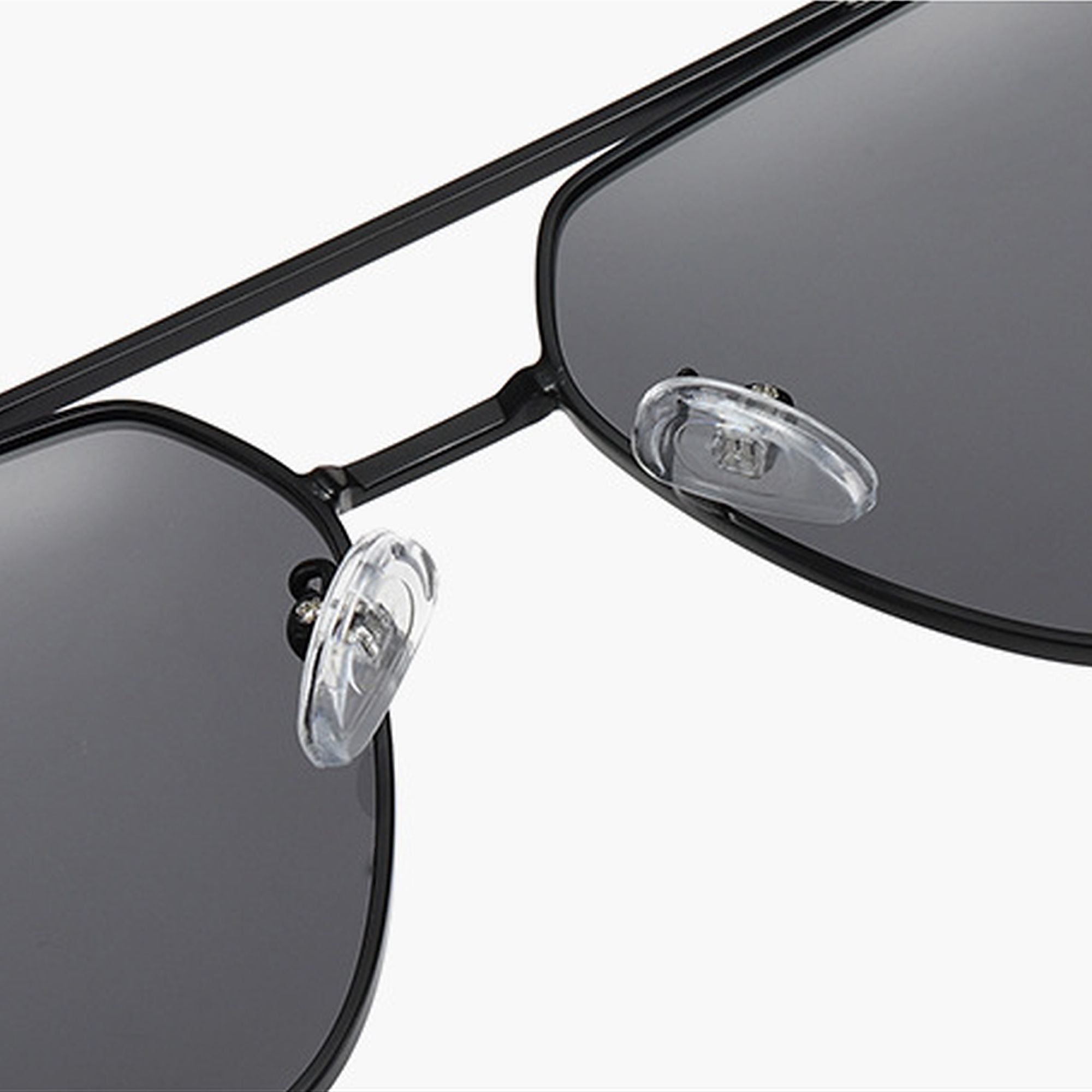 Anna-Kaci Women's Trendy Double-Bridge Metal Frame Sunglasses