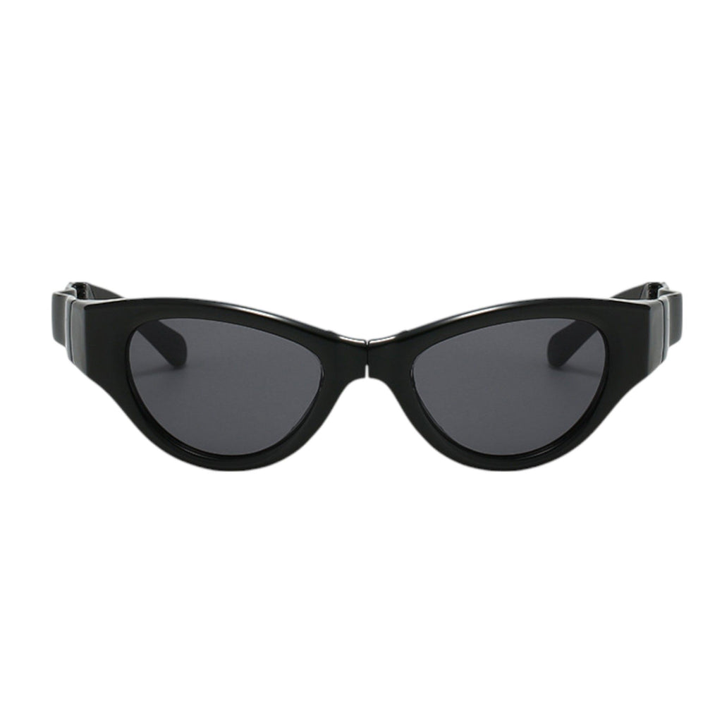 Anna-Kaci Women's Retro Y2K Futuristic Folding Sunglasses UV400 protection