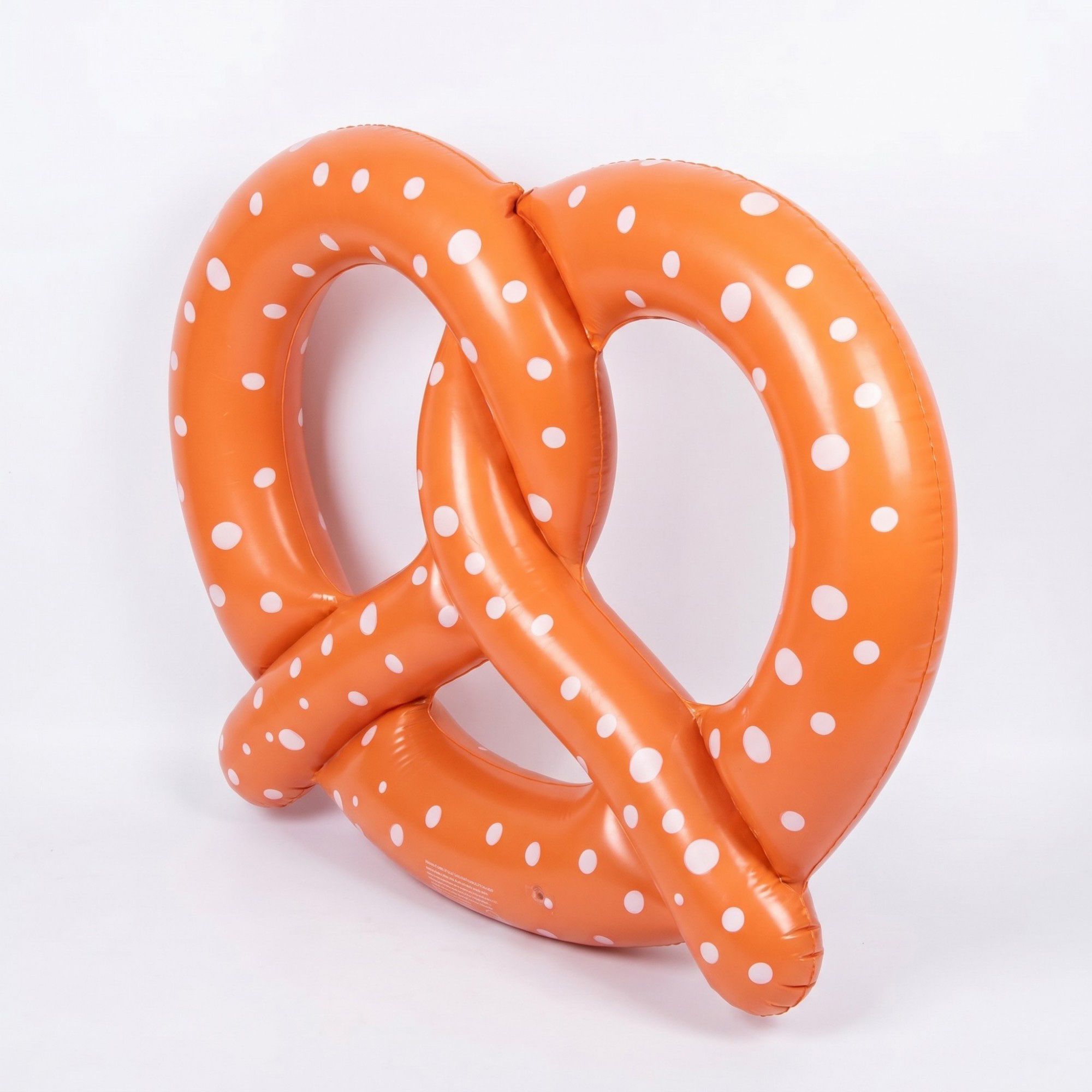 Inflatable Pretzel Pool Float Novelty Ring Float Durable PVC Water Float for Pool Beach Lake 94.5x57x57in