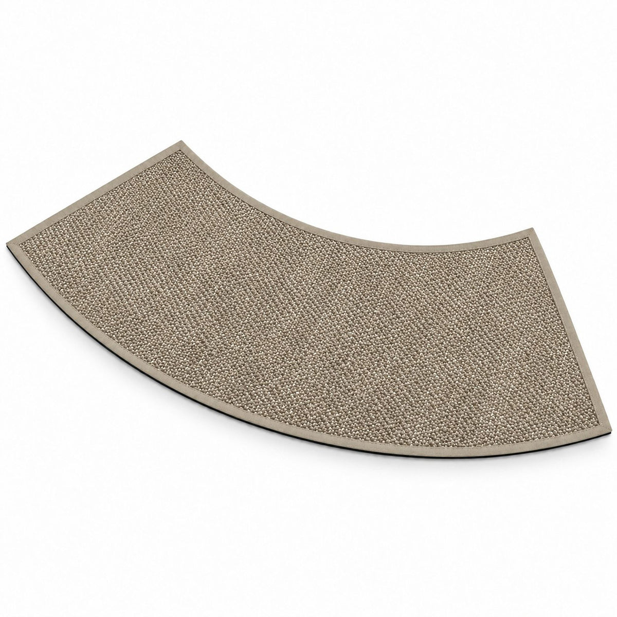Curved Absorbent Bath Mat with Non Slip Backing