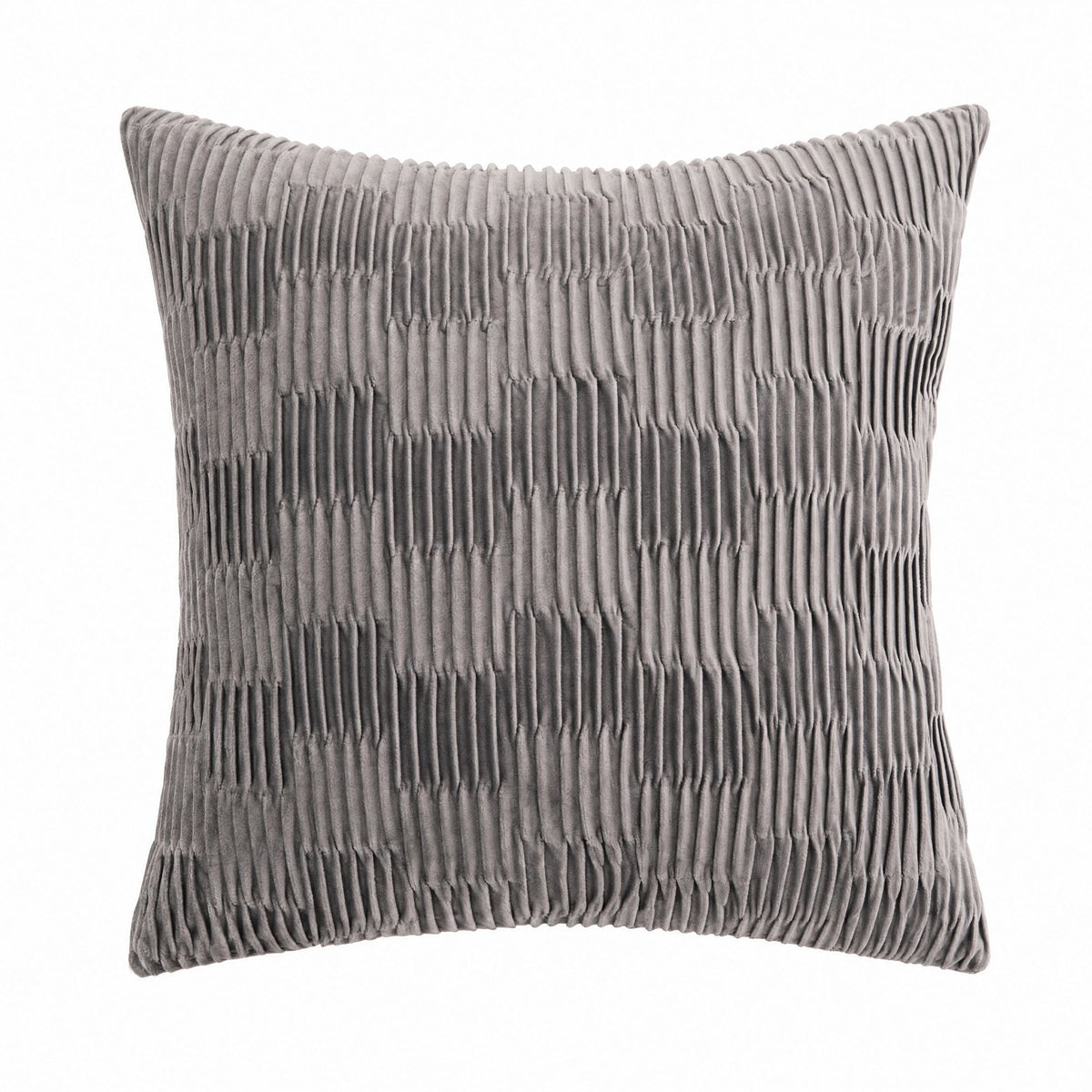 Textured Pleated Square Throw Pillow Cover Decorative Cushion Cover for Sofa Couch Bed
