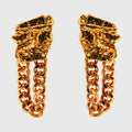 Women's Meteor Chain Drop Earrings - Edgy Statement Jewelry