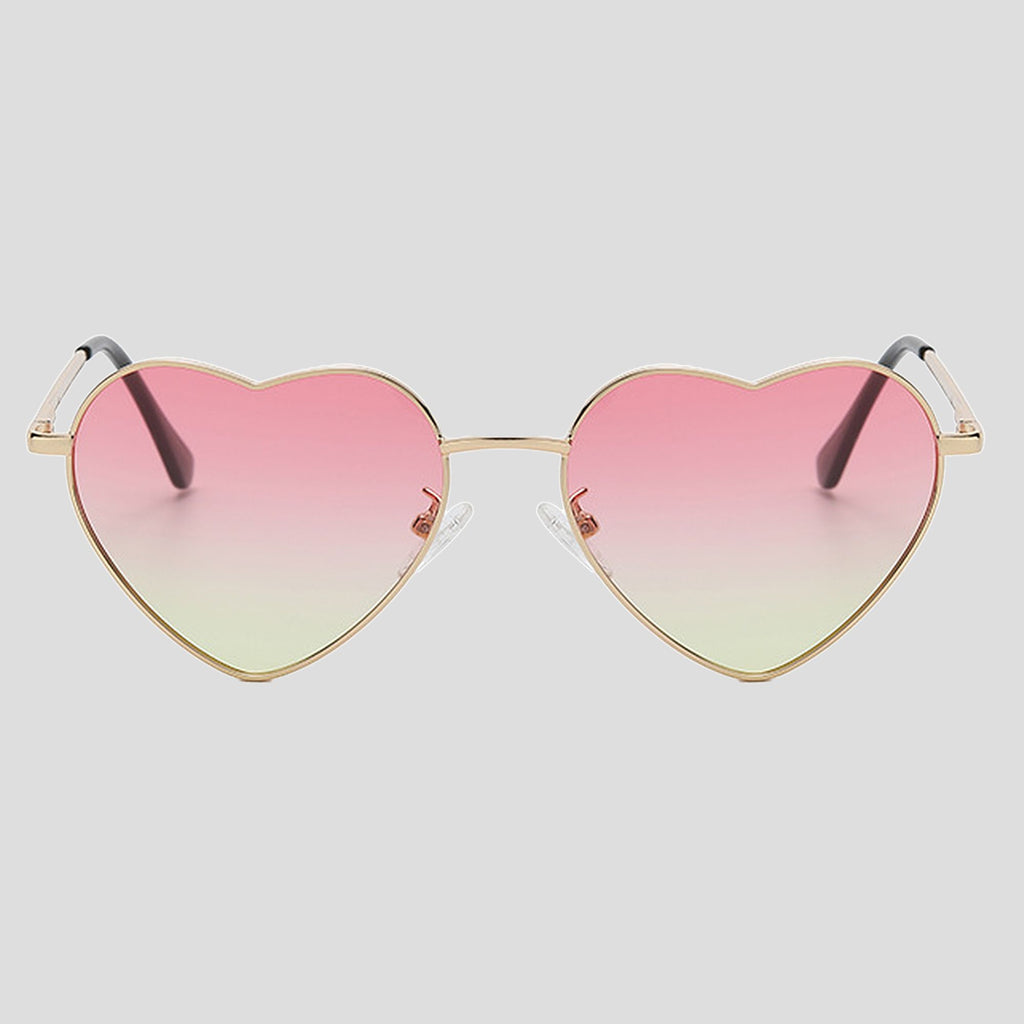 Anna-Kaci Women's Stylish Heart-Shaped Polarized Sunglasses UV400 Protection for Outdoor Activities