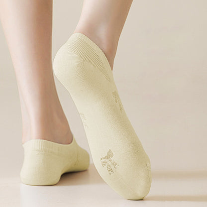 Anna-Kaci Invisible Women's Summer No-Show Liner Socks 5Pk
