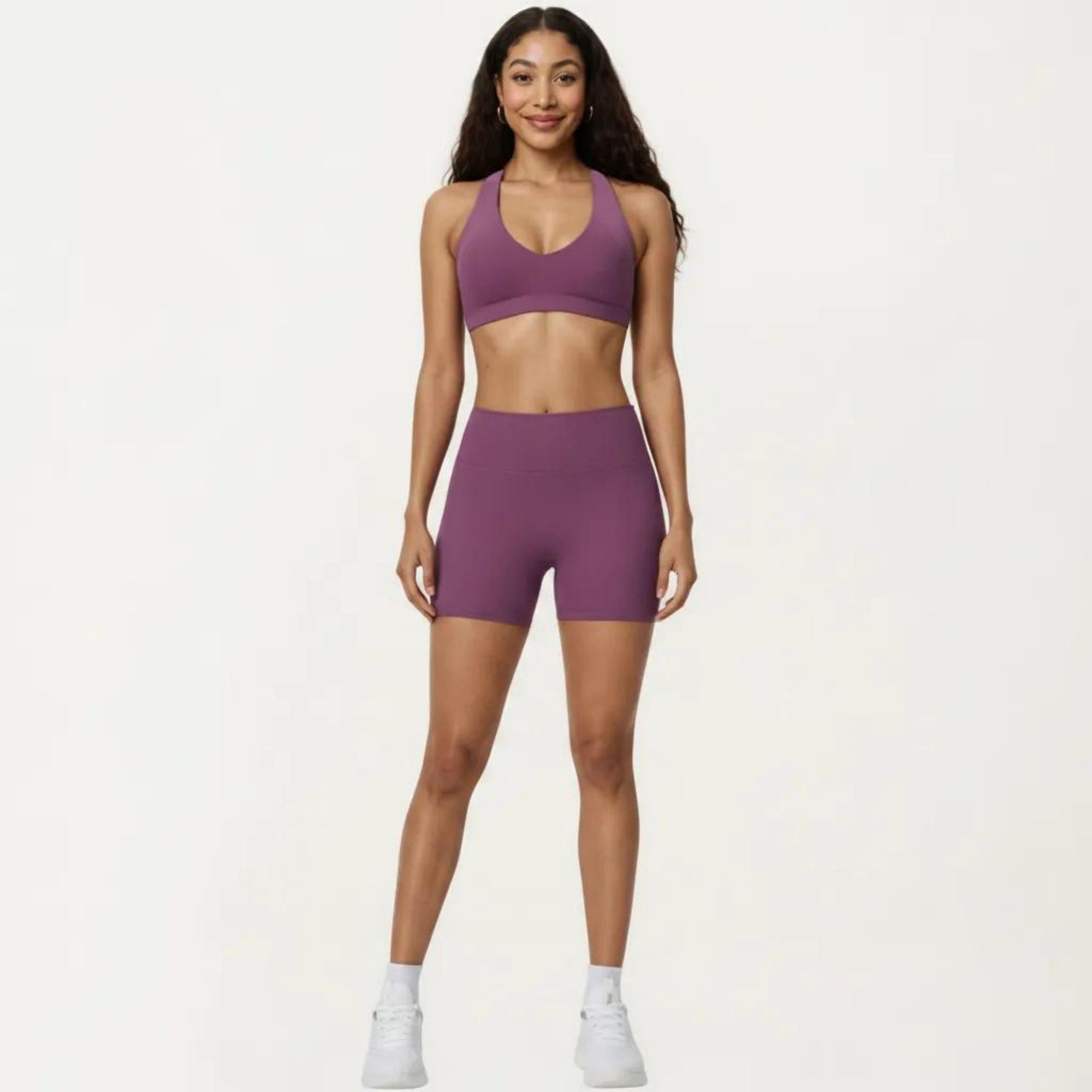 Anna-Kaci Active Women's High Waist Biker Shorts with Smooth Stretch Knit Fabric