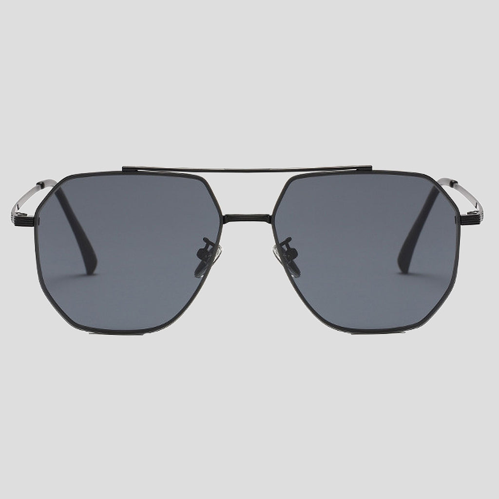 Anna-Kaci Women's Rimmed Hexagonal Polarized Aviator Sunglasses UV400 Protection