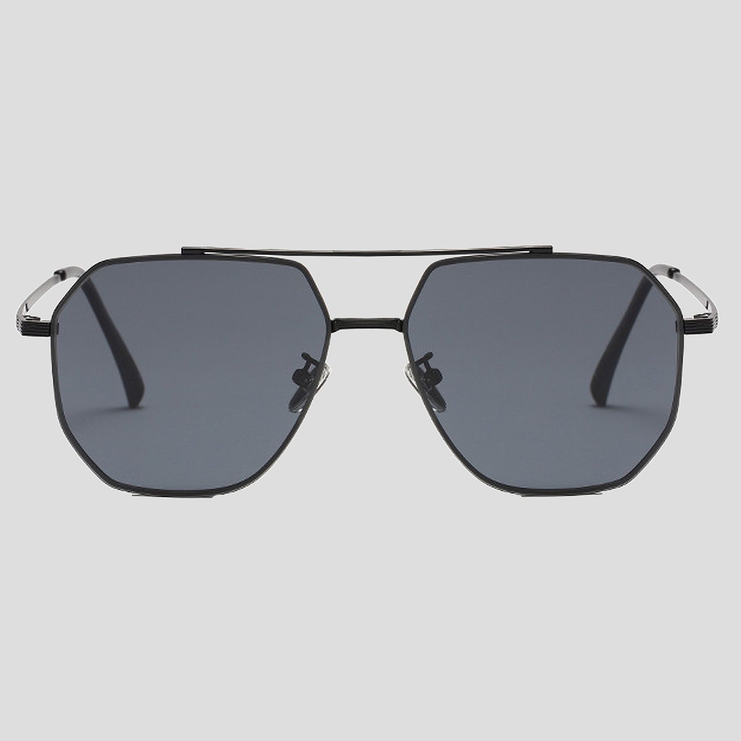 Anna-Kaci Women's Rimmed Hexagonal Polarized Aviator Sunglasses UV400 Protection