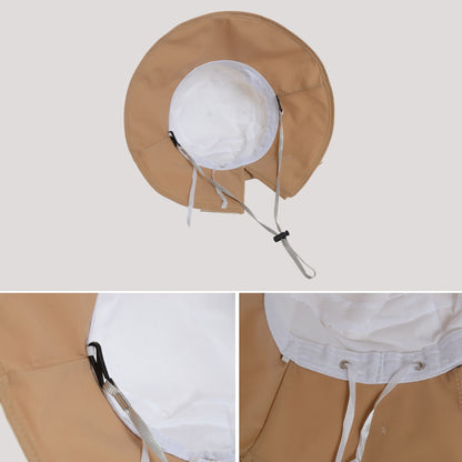 Anna-Kaci Wide Brim Bucket Hat Back Bow Detail for Sun Protection and Stylish Summer Looks
