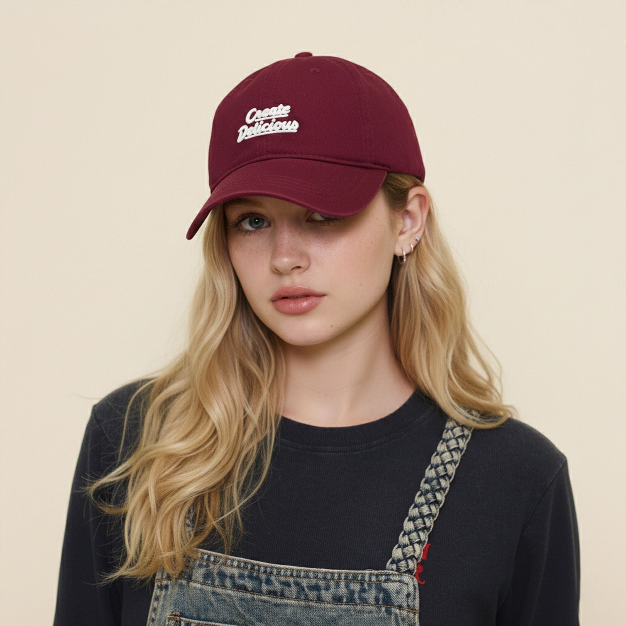 Anna-Kaci Womens Cotton Baseball Cap Adjustable Back Closure