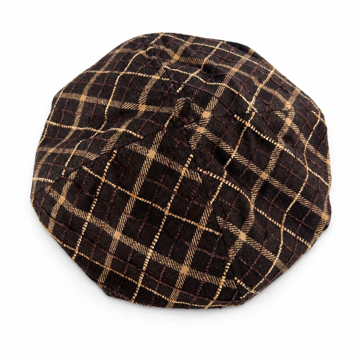 Plaid Beret Hat Vintage Painter Cap Soft Structured Fall Winter Style
