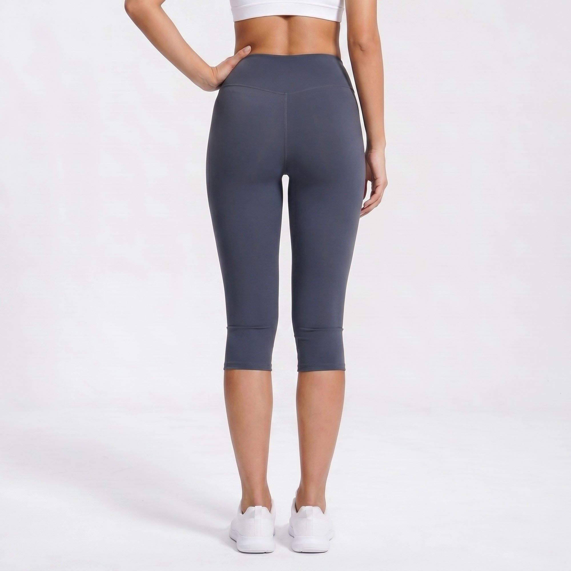 High Waist Capri Leggings Cropped Workout Yoga Pants