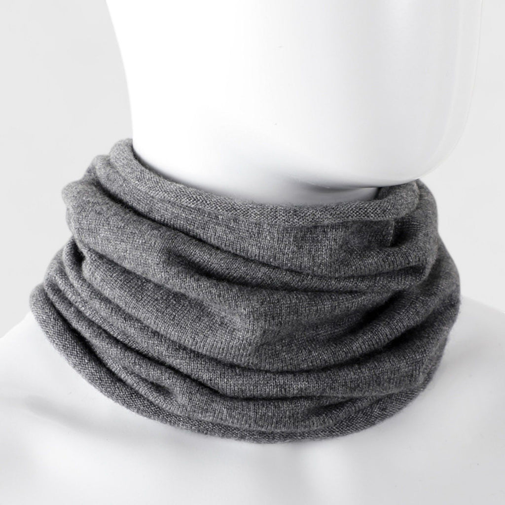 Anna-Kaci Women's Soft Knit Neck Warmer with Cozy Layered Design 9x17 inches