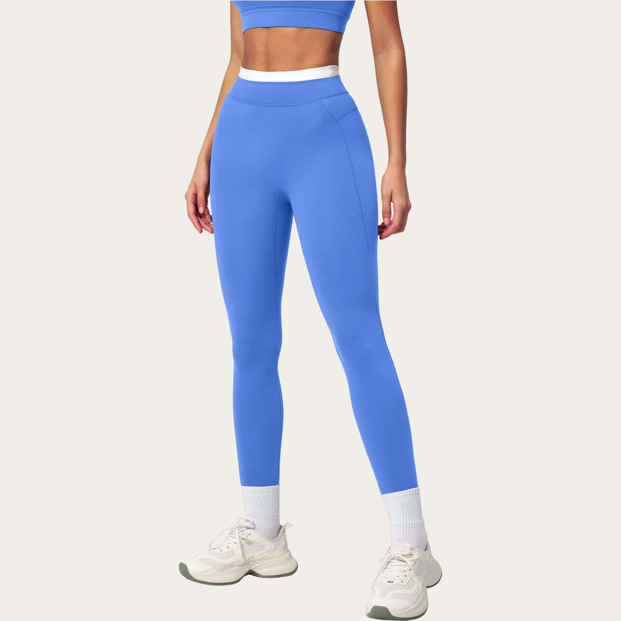 Anna-Kaci Active Women's High Waist Leggings with Smooth Stretch Fit and Side Seam Detail