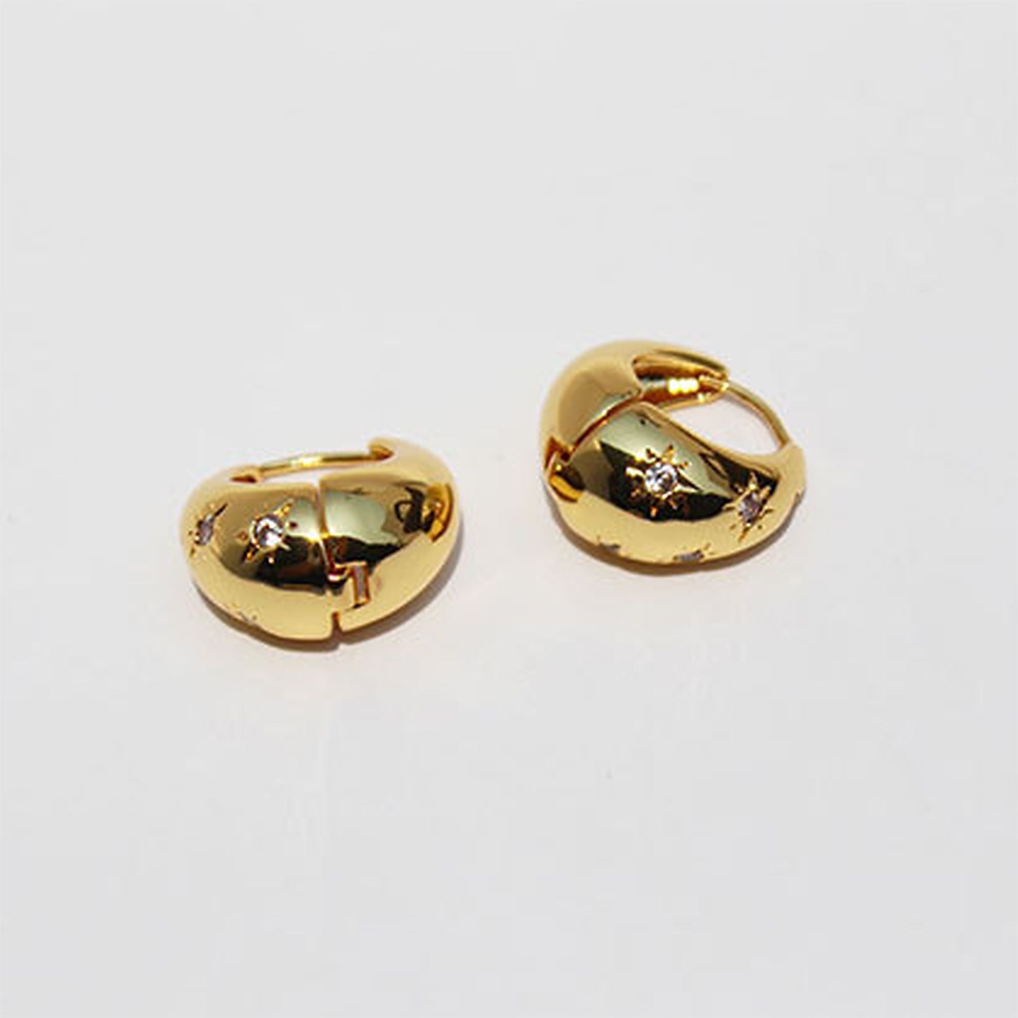 Women's Celestial Crystal Hoop Earrings