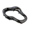 Women's Wavy Metal Hair Claw Clip with Hollow Design and Strong Grip 2.7x4.7in