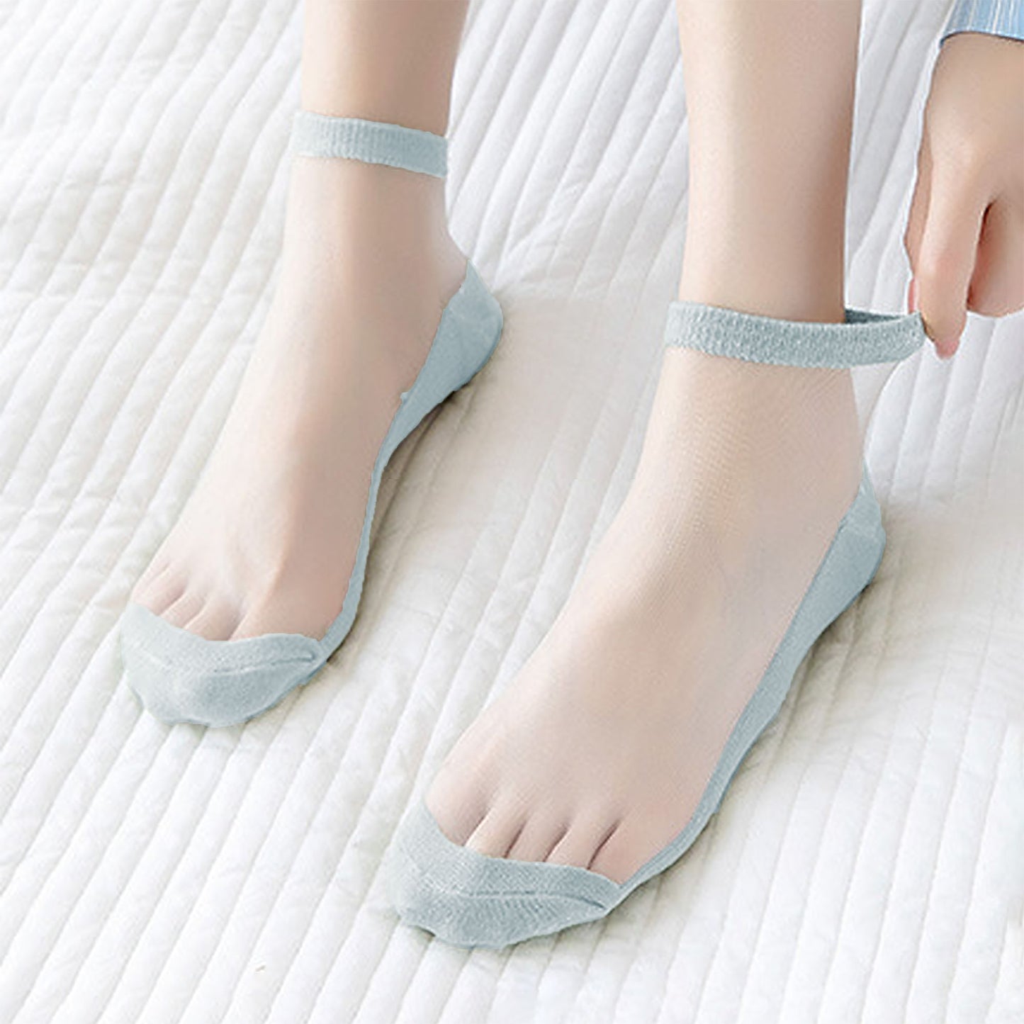 Anna-Kaci Chic Women's Summer Thin Ankle Socks Soft for Casual 6Pk