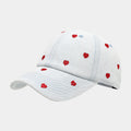 Denim Baseball Cap Heart Embroidered Adjustable Dad Hat