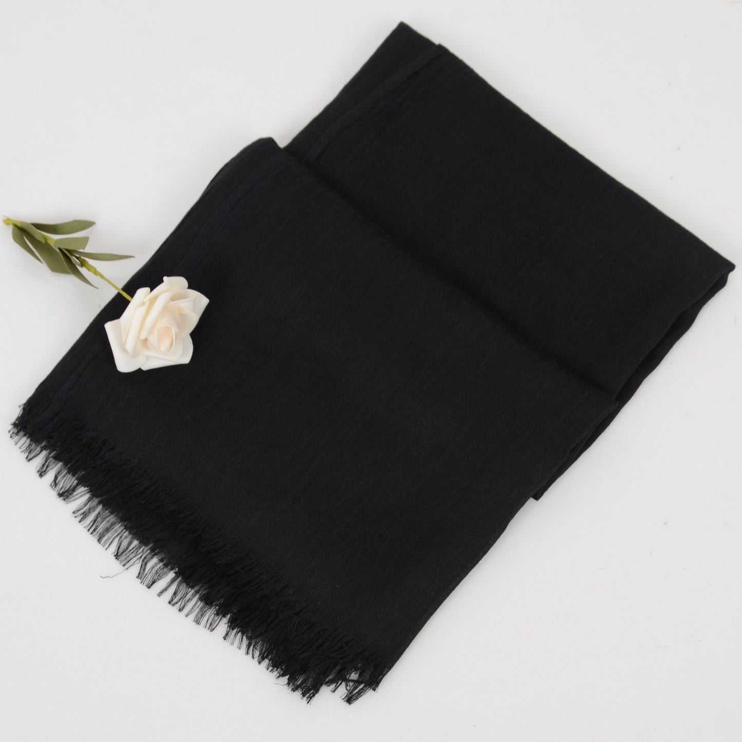 Anna-Kaci Lightweight Solid Cotton Linen Scarf Large Long Gauze Beach Wrap Shawl 78 Inches
