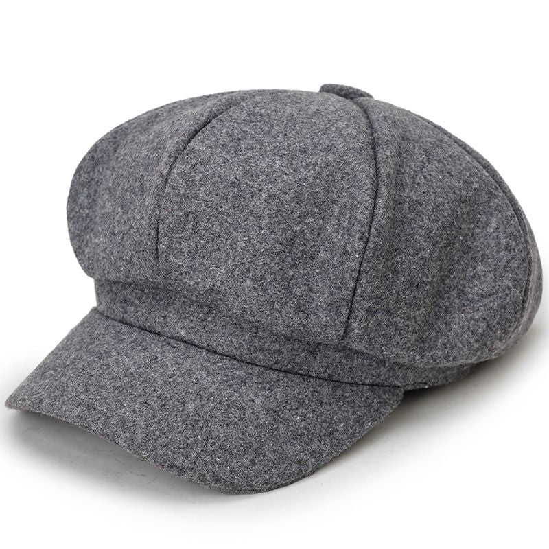 Gorra de estilo "Newsboy" clásica, sombrero "Baker Boy" de textura suave para uso diario