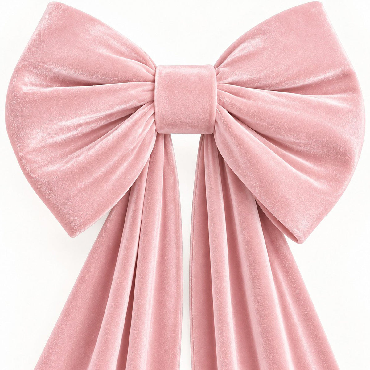 Oversized Velvet Christmas Bow Tree Topper with Long Tails
