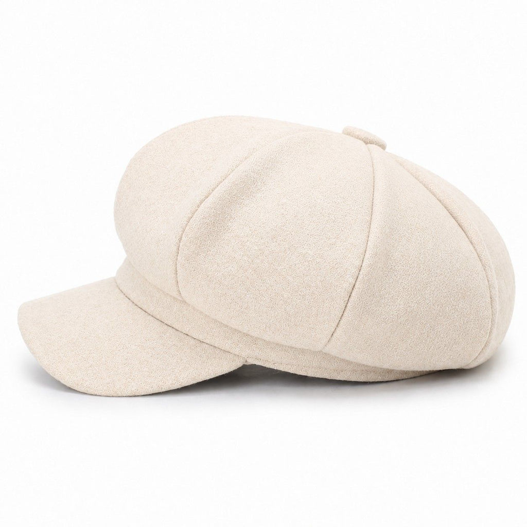Classic Newsboy Cap Soft Textured Baker Boy Hat for Everyday Wear