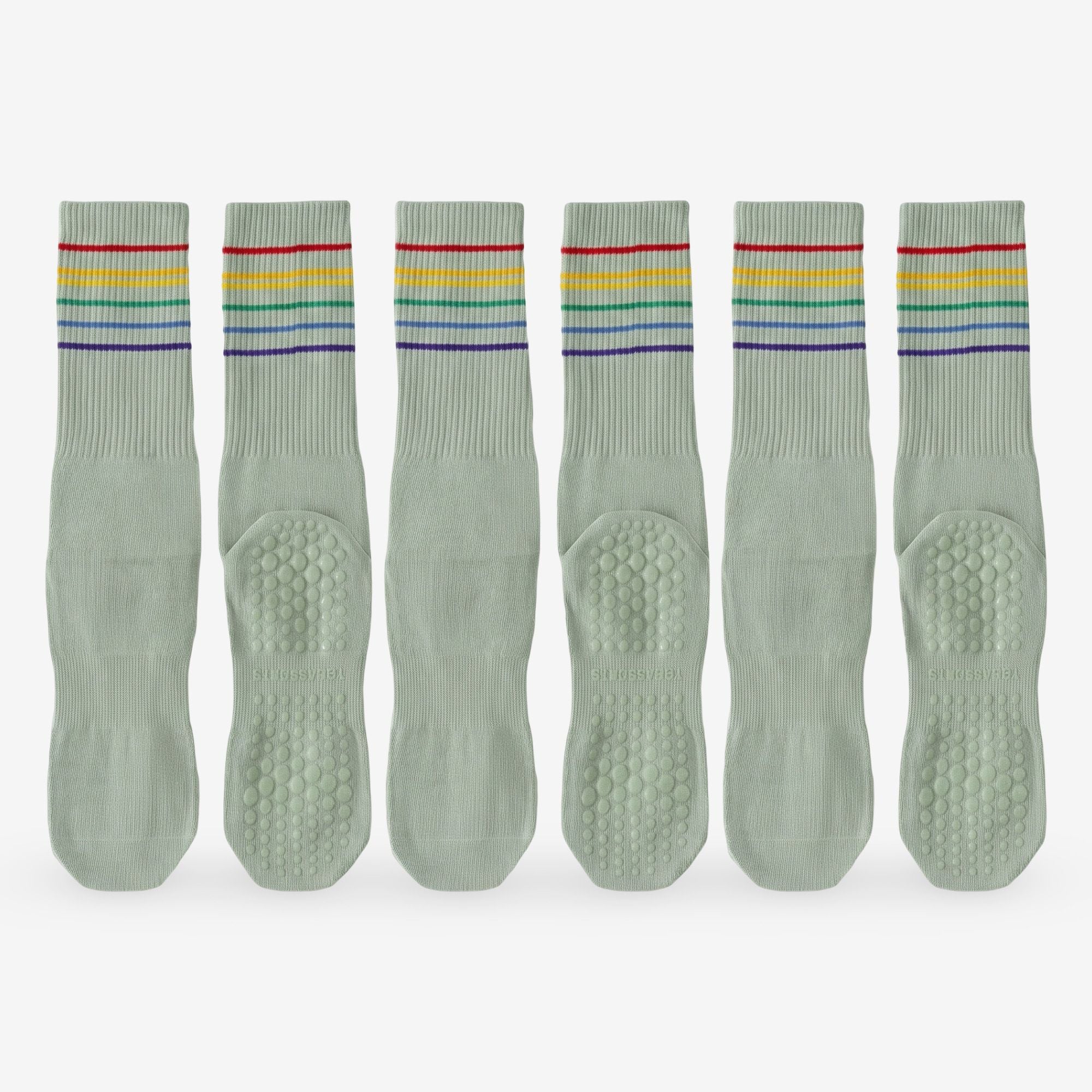 Anti-Slip Yoga Socks for Pilates and Exercise 3 Pack