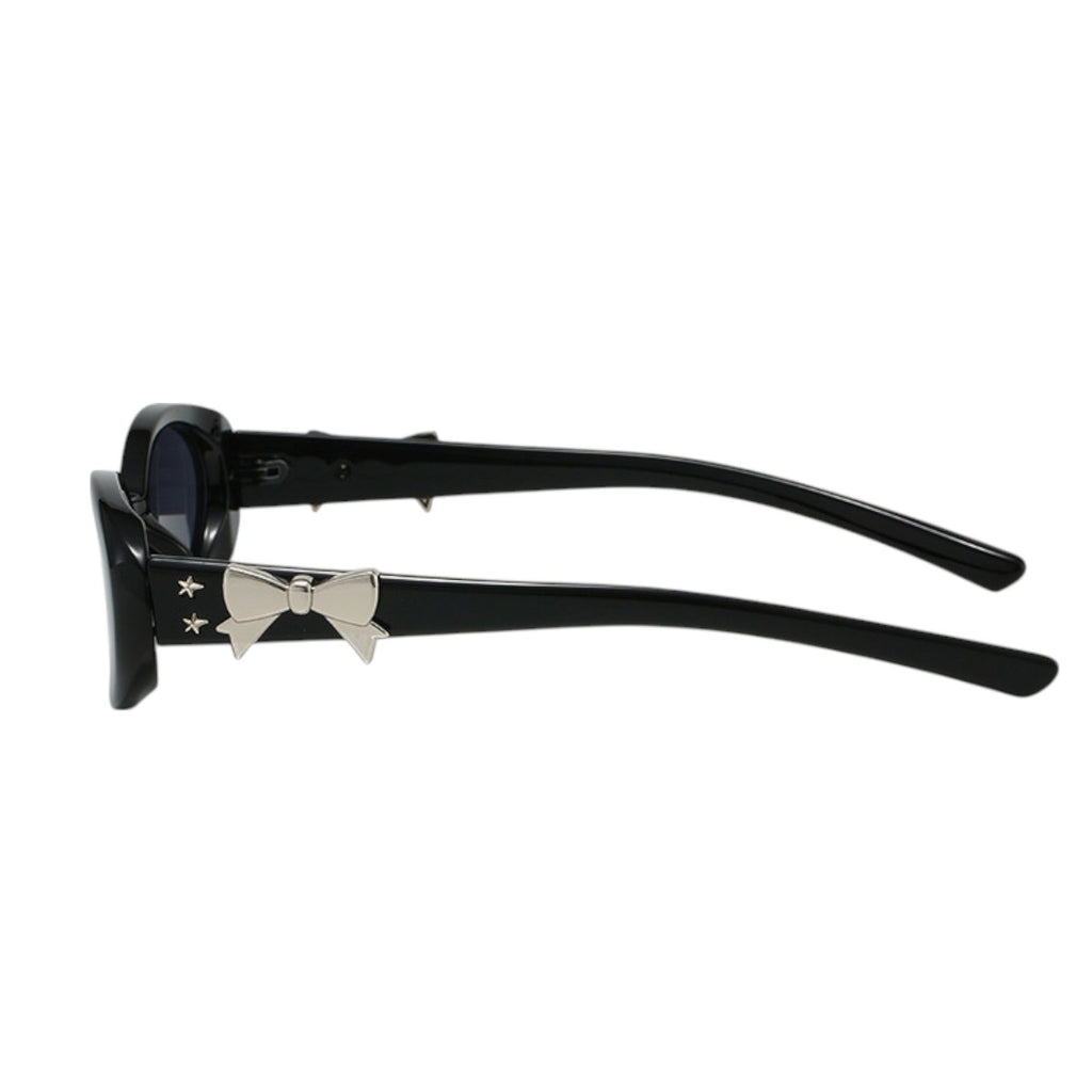 Anna-Kaci Women's Classic Elliptical Small Frame Bow Sunglasses UV400 Protection